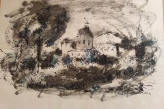 Paesaggio romano - 1961 - Tecnica mista