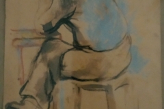 Uomo seduto  - 1966 - 20 x 24