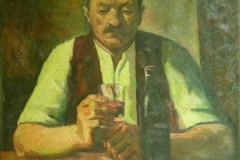 All'osteria - 1961 - Olio su tela - 80 x 70