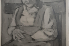Vecchia - 1944 - Olio su tela