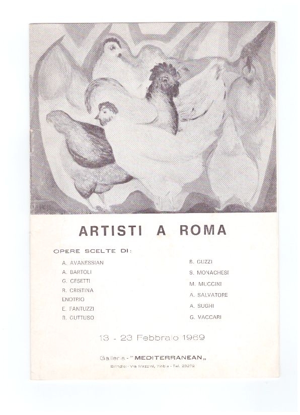 Catalogo mostra collettiva - 1969