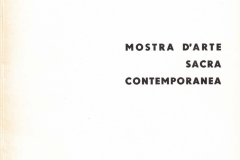 Catalogo mostra d'arte sacra  - Modica - 1966