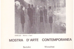 Catalogo mostra collettiva - Hotel Dolomiti Gavignana Pistoia - 1971