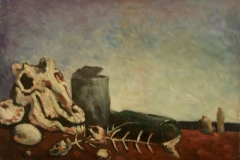 Natura morta con bucrano - 1968 - Olio su tela - 50 x 70