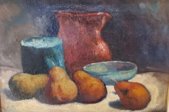 Natura morta con pere - 1978 - Olio su tela 30 x 40