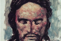 Cristo - 1968 - Olio su carta - 24 x 30