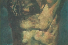 Cristo in croce  - 1958 - Olio su tela -  60 x 80