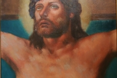 Cristo in croce - 1977 -  Olio su tela