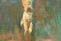 Crocifisso - 1972 - Olio su tela - 18 x 12