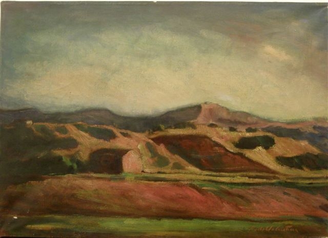 Paesaggio siciliano - 1965 - Olio su tela - 50 x 70