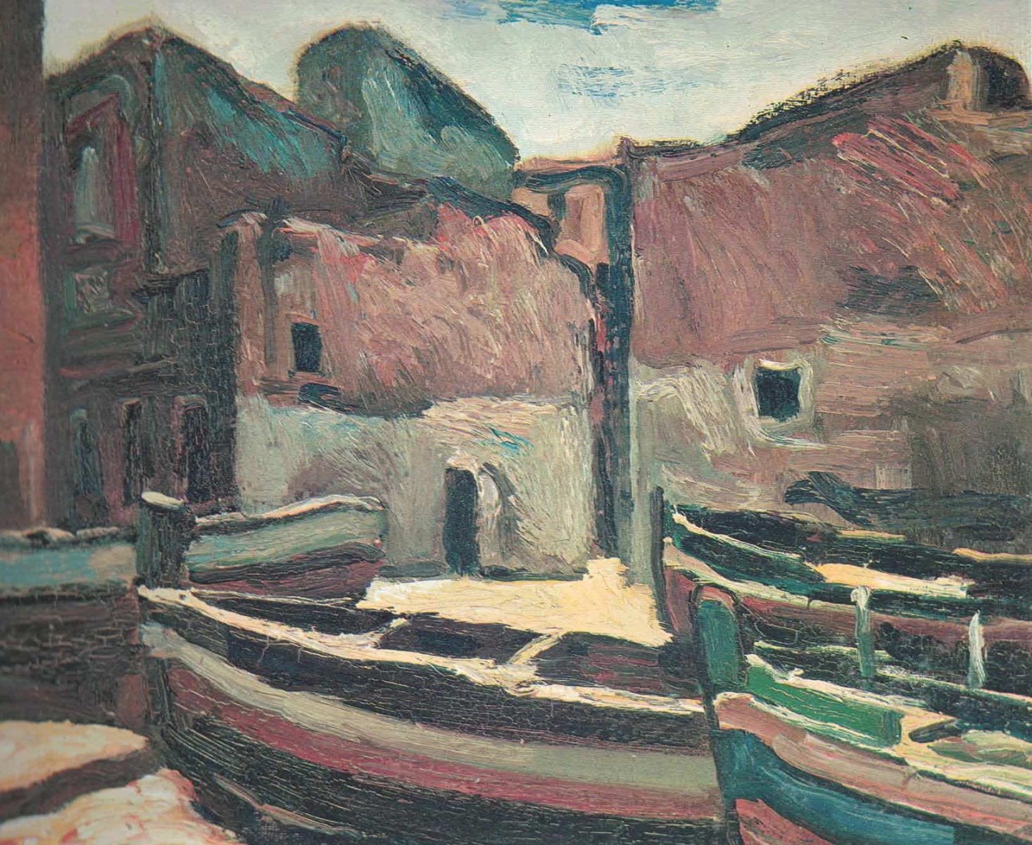 Porto Salvo - 1959 - Olio su tela - 23 x 30