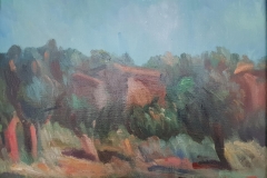 Campagna Modicana - 1975 - Olio su tela - 30 x 40