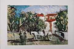 Carretto - 1974 - Olio su carta - 23 x 35