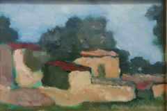 Masseria - 1960 - Olio su tela - 13 x 19
