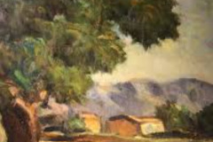 Paesaggio campestre - 1971 - Olio su tela -40 x 50