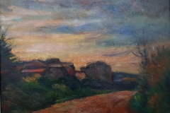 Tramonto - 1968 - Olio su tela - 50 x 65