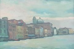 Venezia Canal Grande - 1972 -Olio su tela - 40 x 50